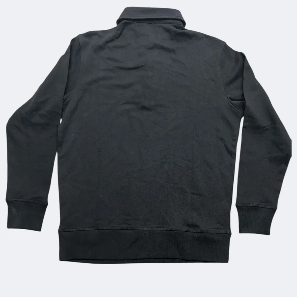 Banana Republic Rugby Sweatshirt Men S Black Collar Pullover‎ Long Sleeve Casual
